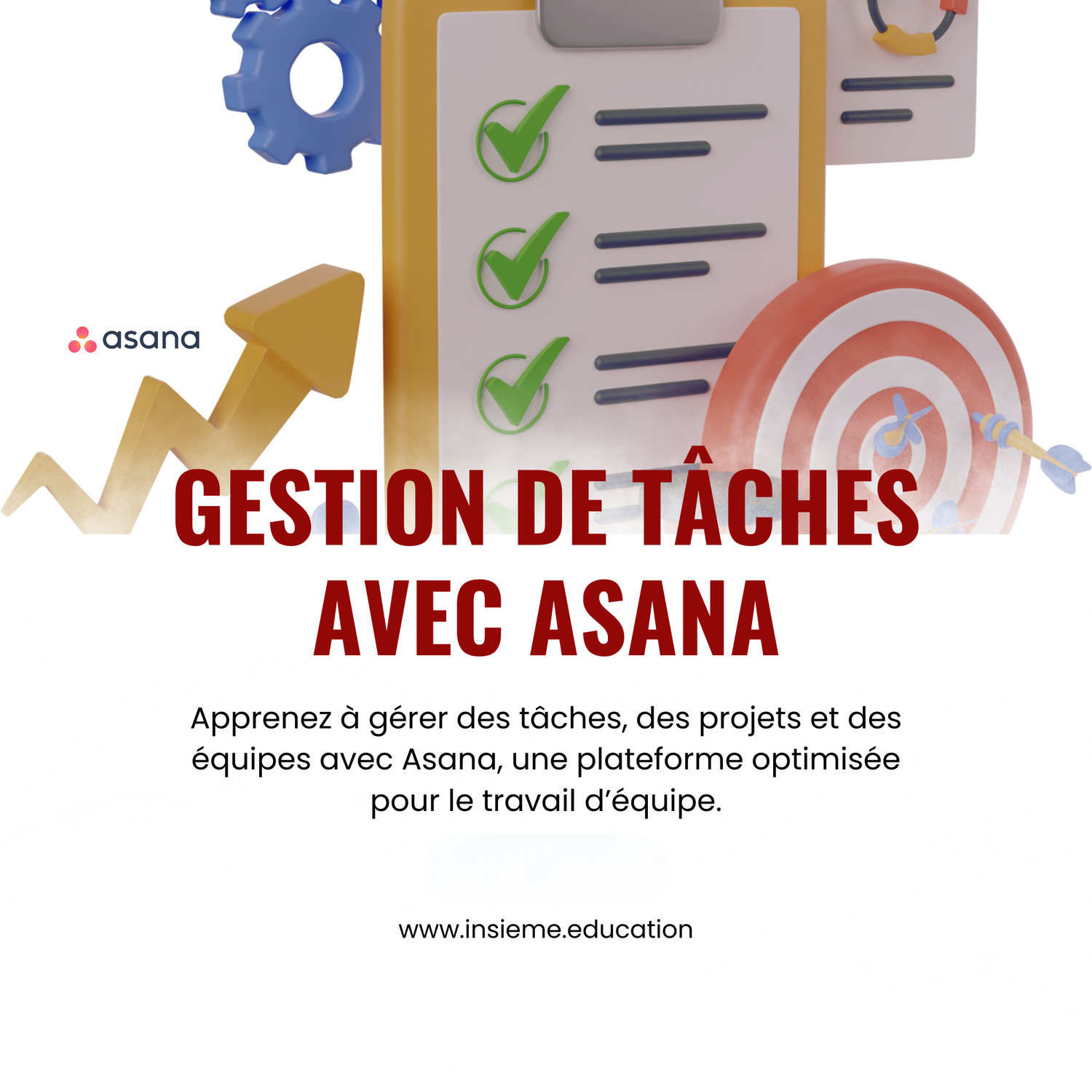 Gestion de tâches, de projets et d'équipes avec Asana